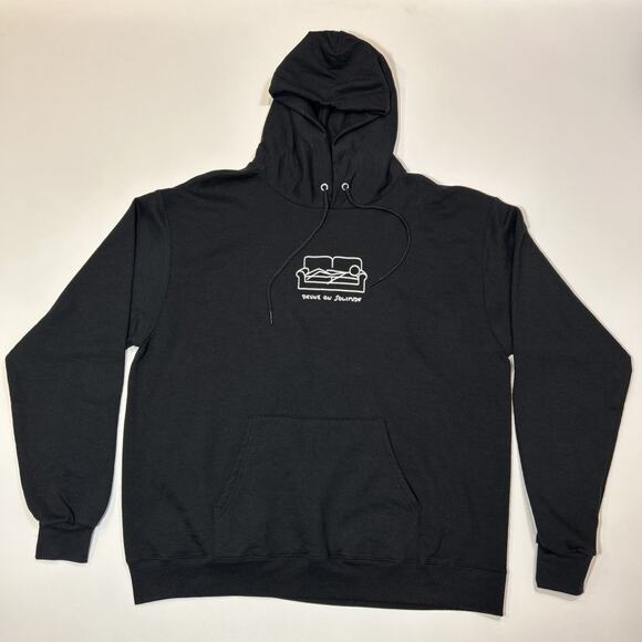 Barstool Sports Hoodie Mens XL Extra Large Drunk on Solitude Sweatshirt Champion - Picture 1 of 11